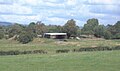 Auchenmade station from South Auchenmade Farm in 2008.