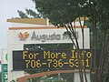 Sign off Wrightsboro Road in Augusta, Georgia for the Augusta Mall.