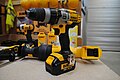 A DeWalt hammer drill.