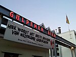 Gulpener HerfstBock Beste Bockbier 2012; Spandoek bij de Gulpener Bierbrouwerij