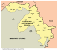 Kurdská autonomní oblast v roce 1975