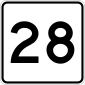 ম্যাসাচুসেটস state route marker