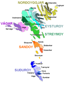 Norðoyar – Localizzazione