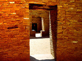 Pueblo Bonito, Interior, Chaco Culture National Historic Park, NM