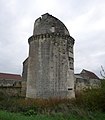 Südöstlich der Burg stehender Turm (Donjon)