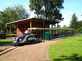 De Amsteltrein in het Amstelpark is in bedrijf sinds de Floriade van 1972