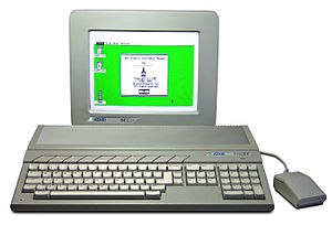 Atari 1040STF 16 bites gép, 1986