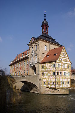 Altes Rathaus di Bamberg.