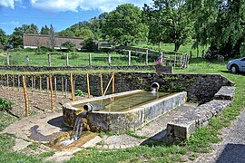 La fontaine-lavoir.