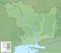 Pivdennoukrainsk is located in Mykolaiv Oblast