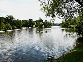 The river Thouet in Sainte-Radegonde