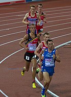 Stefano La Rosa (hier in führender Position in einem Rennen im Jahr 2014) – Rang elf