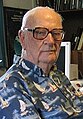 Arthur C. Clarke op 28 maart 2005 geboren op 16 december 1917