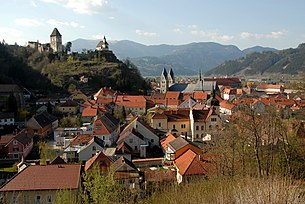 Blick vom Virgilienberg auf das Stadtzentrum