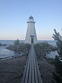 Vanäs fyr, een vuurtoren op de Vanäs-kaap in Karlsborg