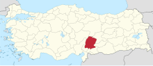 Kahramanmaraş in Turkey.svg