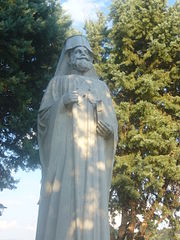 Statue of Germanos Karavangelis.