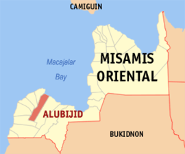 Alubijid na Misamis Oriental Coordenadas : 8°34'17.08"N, 124°28'30.45"E