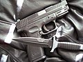 Springfield Armory XD with knife