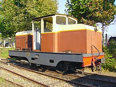 Loco-tracteur no 1, rénumeroté 101, au musée du MTVS.