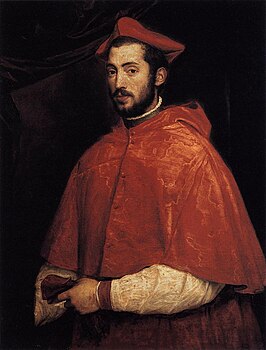 Alessandro Farnese, geportretteerd door Titiaan.