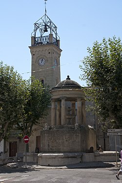 Skyline of Clarensac