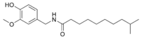 Chemical structure of homodihydrocapsaicin