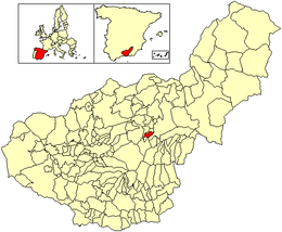 Beas de Guadix – Mappa