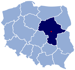 Location of Варшава