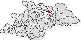 Location in Maramureș County