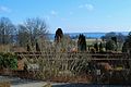 Udsigt fra Rinkenæs Korskirkes kirkegård til Flensborg Fjord