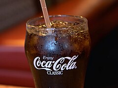 Verre de cola.