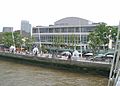 Seen from the Golden Jubilee Bridge, during reopening celebrations in June 2007