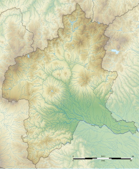 Mount Asama is located in Gunma Prefecture