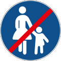 End of pedestrians only