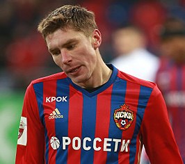 Nababkin in 2016 als speler van CSKA Moskou