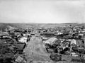 View of border in Nogales c. 1899. Sonora is on the left and Arizona is on the right.