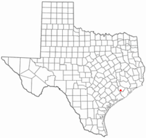 Location of Needville, Texas