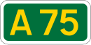 A75 road