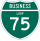 Business Loop Interstate 75 marker