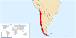 Location of Chile