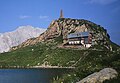 Die Wolayerseehütte, aus Blickrichtung Süden