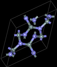 Si3N4 β, hexagonal.