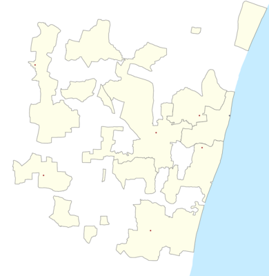 Peta lokasi Puducherry