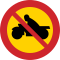 No motorcycles