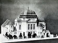 Modell der Synagoge, 1912