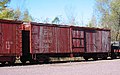 A DSS&A box car at the Mid-Continent Railway Museum, North Freedom, Wisconsin