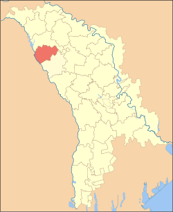 Location of Glodeni