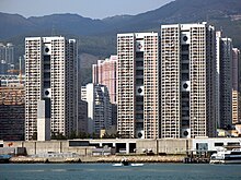 Clague Garden Estate, un complesso di edilizia popolare a Tsuen Wan, Hong Kong