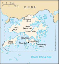 Map of Soviet Hong Kong